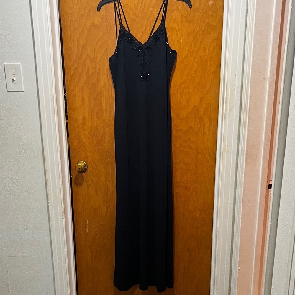 Joseph Ribkoff Couture Elegant Black Maxi Dress